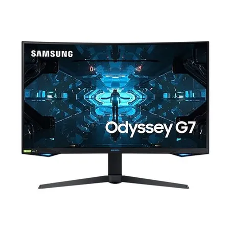 SAMSUNG Odyssey G7 LC27G75TQSWXXL 27 Inch QHD 240Hz VA Panel 1MS NVIDIA Gysnc Gaming Monitor