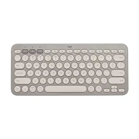 LOGITECH K380 60% Membrane Wireless Gaming Keyboard ( Off-White )