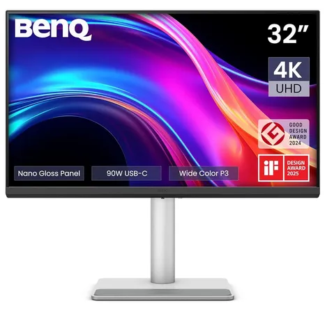 BenQ MA320UP 32 Inch 4K 99% sRGB, 95% P3, IPS Nano Gloss Monitor for MacBook