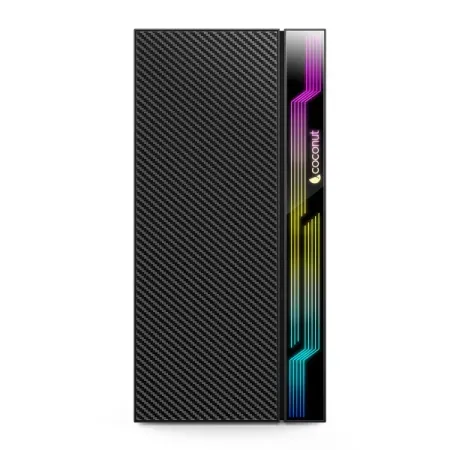 Coconut SOLAR mATX with SM45 and RGB Strip Black