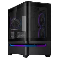 ASUS Prime AP202 ARGB Micro ATX Mid Tower Cabinet Black