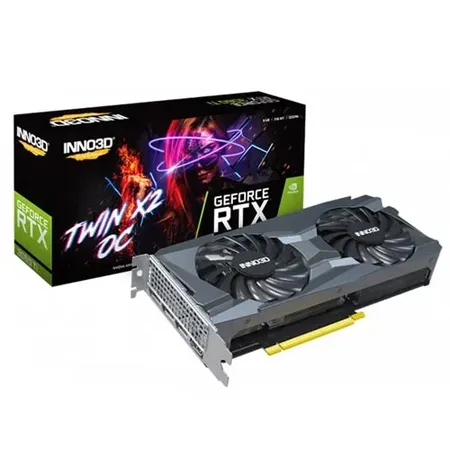INNO3D GEFORCE RTX 3060 Ti TWIN X2 LHR Graphic Card N306T2-08D6-119032DH