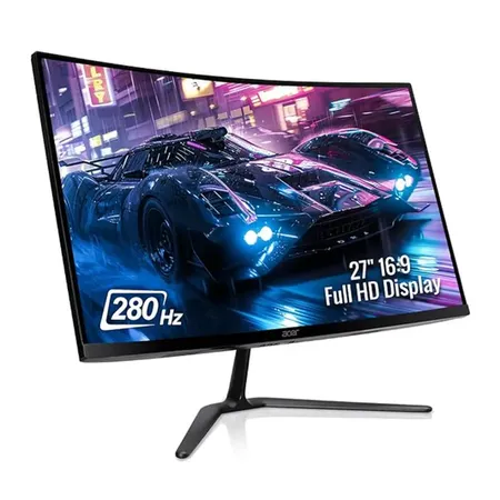 Acer ED270 Z 27″ 280 Hz 1 ms Full HD VA Curved Monitor Built‑in 2 W Speakers