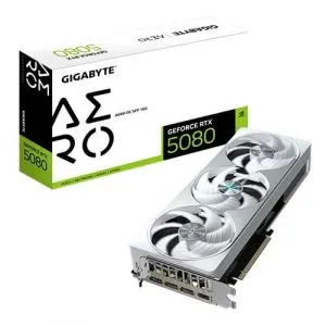 Gigabyte Nvidia GeForce RTX 5080 Aero OC SFF 16GB GDDR7 Triple Fan Graphics Card