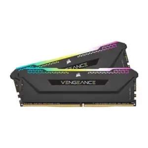 Corsair Vengeance RGB Pro SL 32GB (16GBX2) DDR4 3200MHz C16 RAM – Black