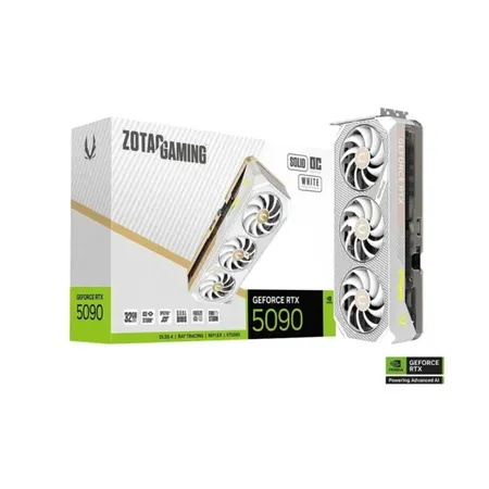 Zotac Gaming RTX 5090 Solid Oc 32Gb GDDR7 White Edition Graphics Card (ZT-B50900Q-10P)