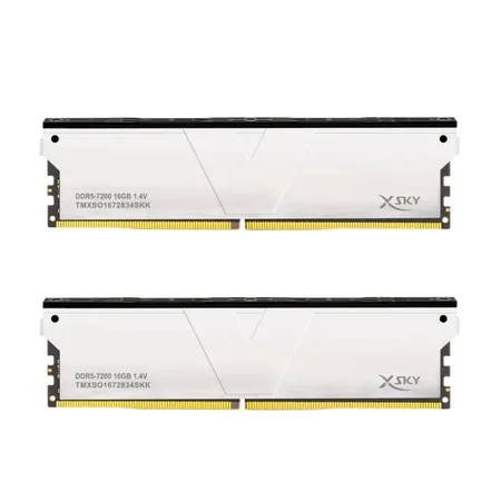 V-COLOR Manta XSky RGB 32GB ( 16GB x 2 ) 7200MHz DDR5 RAM memory Black TMXSO1672834KKK