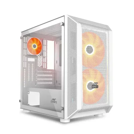 Ant Esports 200 Air Mini Micro Atx Mid Tower Gaming Cabinet White (200 Air Mini – White)