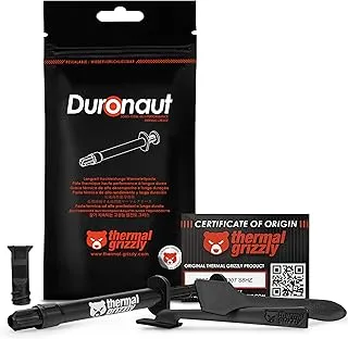 Thermal Grizzly - Duronaut - 2 Gram - Enhanced Durability & High Performance Thermal Paste - for Maximum Thermal Conductivity While Overclocking CPU/GPU/PS4/PS5/Xbox