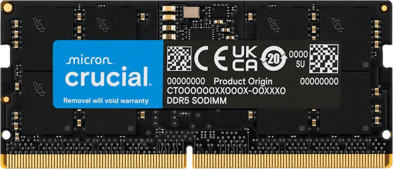 Crucial 16GB DDR5-5600 MHz SODIMM Ram