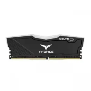 Teamgroup T-Force Delta RGB 8GB (8GBx1) DDR4 3600MHz Memory - Black (TF3D48G3600HC18J01)