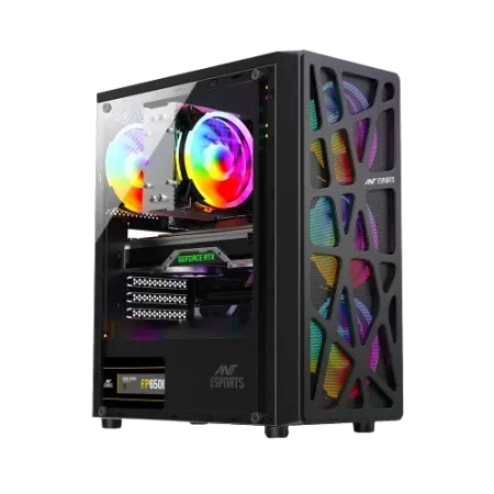 ANT ESPORTS Elite 1100 ATX Gaming Cabinet (Black)