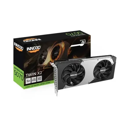 INNO3D GeForce RTX 5070 TWIN X2 12GB DDR7 Graphics Card-Black