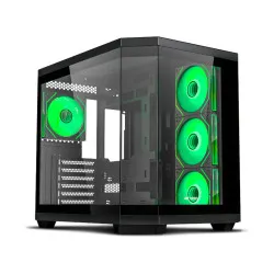 Ant Esports Crystal X11 ARGB (ATX) Mid Tower Gaming Cabinet - Black