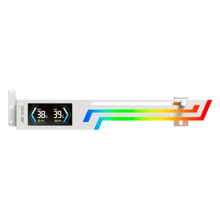 Ant Esports GCB200 Digital ARGB Graphics Card Holder White (GCB200-DIGITAL-WHITE)