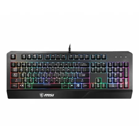 MSI Vigor GK20 RGB Full Size Membrane Wired Gaming Keyboard ( Black )