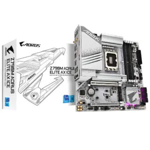 Gigabyte Z790M AORUS Elite AX ICE Intel DDR5 Motherboard