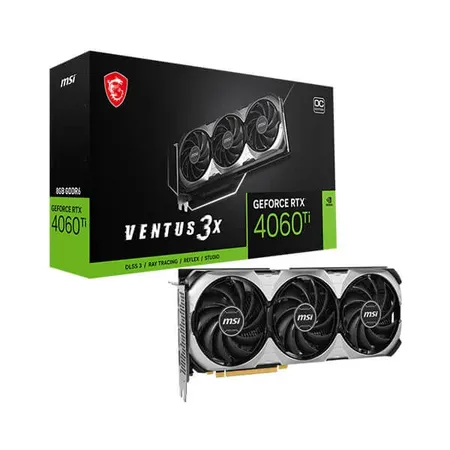 MSI GeForce RTX 4060 Ti VENTUS 3X 8G OC Graphic Card