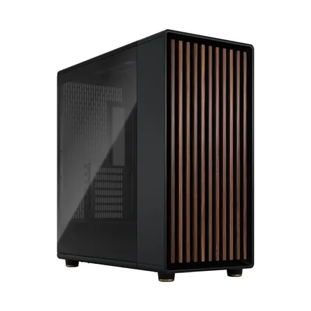 FRACTAL NORTH XL CHARCOAL BLACK TG DARK TINT CABINET