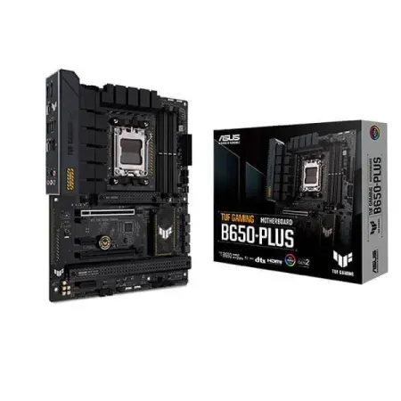 ASUS TUF Gaming B650-PLUS WiFi AMD Ryzen™ AM5 ATX Motherboard, 14 Power Stages, PCIe® 5.0 M.2 Support, DDR5 Memory, WiFi 6 and 2.5 Gb Ethernet, USB4® Support and Aura Sync