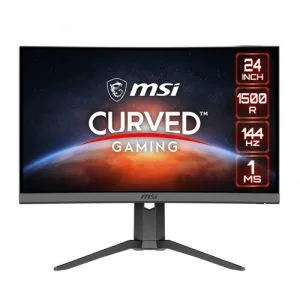 MSI Optix G24C6P 24 Inch FHD 144Hz VA Panel 115.5% SRGB 1ms AMD Free Sync Gaming Monitor