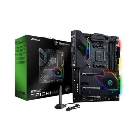 ASROCK B550 TAICHI RAZER EDITION MOTHERBOARD (AMD SOCKET AM4/RYZEN 5000, 4000G AND 3000 SERIES CPU/MAX 128GB DDR4 5200MHZ MEMORY)