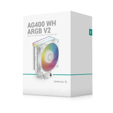 Deepcool AG400 WH ARGB V2 CPU Air Cooler