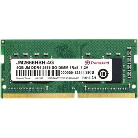 Transcend 4GB JetRam DDR4 2666 MHz CL19 SO-DIMM Memory Module