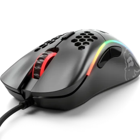 GLORIOUS Model D Minus Wireless Ergonomic Gaming Mouse ( GLO-MS-DM-MB ) ( 12000DPI / 6 Macro Buttons ) ( Matte Black )