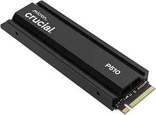Crucial® P510 2TB PCIe Gen5 NVMe™ 2280 M.2 SSD with heatsink