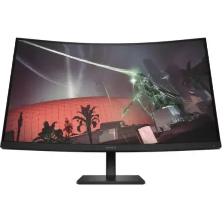 HP OMEN 31.5 inch QHD 165Hz Curved Gaming Monitor – OMEN 32c; Adjustable Stand; VESA mountable; Eyesafe® Certified Eye Ease; HDR, 780K7AA