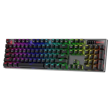 REDRAGON K556 DHARMA PRO (WIRED/WIRELESS/BT) RED SWITCH WIRELESS RGB KEYBOARD BLACK