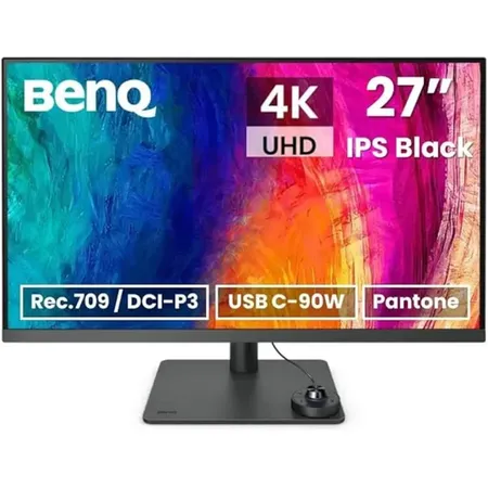BenQ PD2706U 27" 4K UHD Professional Designer Monitor HDR400 USB-C 90W PD AQCOLOR