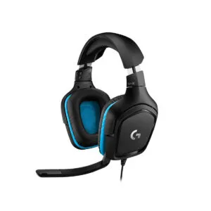 Logitech G431 7.1 Surround Sound Wired Gaming Headset with Boom Microphone - Black