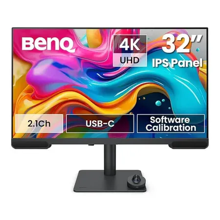 BenQ PV3200U 32" 4K UHD Professional Monitor with 95% P3 & 2.1 Channel Speakers for Video Content Creators