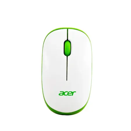 Acer Wireless Mouse 1600 DPI with 2.4GHz Nano Receiver White Green