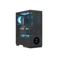Ant Esports X2 LCD ARGB Mid Tower Gaming Cabinet - Black