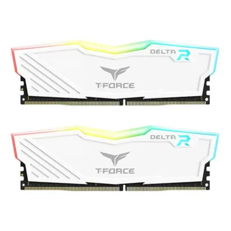 TEAMGROUP T-Force Delta RGB 32GB ( 16GB x 2 ) 3200MHz DDR4 RAM ( White ) ( CL16 )