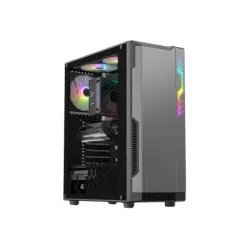 Ant Esports Eclipse Mid Tower Gaming Cabinet - Black