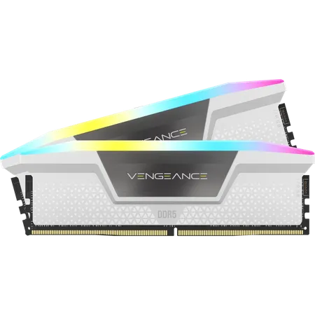 Corsair VENGEANCE RGB 32GB (16GB x 2) CL36 DDR5 6000Mhz AMD Expo & Intel XMP Desktop Memory (RAM) Black