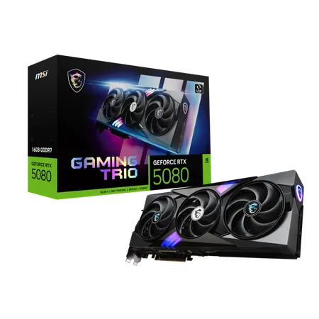 MSI GeForce RTX 5080 Gaming Trio 16GB NVIDIA Graphic Card