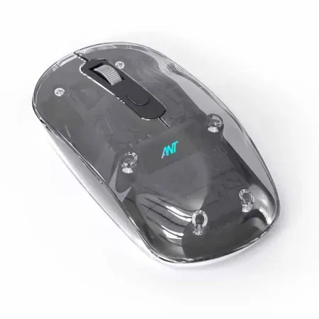 ANT OM140 PRO Ultra Lightweight Transparent Wireless 2.4Gz Bluetooth Mouse