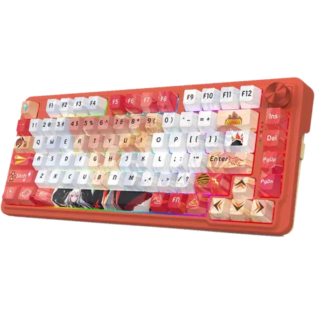 REDRAGON K673 Ucal Pro 75% Mechanical Wireless Gaming Keyboard ( Abyssal Blue ) ( Linear Red Switches )