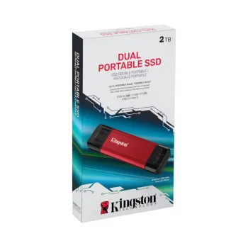 Kingston Dual Portable 2TB USB 3.2 Gen 2 SSD (SPSD-2TB)