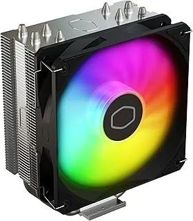 Cooler Master Hyper 212 Spectrum V3 ARGB CPU Air Cooler – 4 Copper Heat Pipes, 120mm High Performance PWM Fan, Low Noise & Easy Installation, AMD AM5/AM4 & Intel LGA 1851/1700/1200