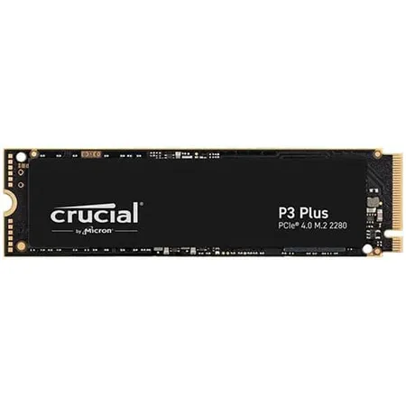Crucial 4TB P3 Plus PCIe Gen 4 M.2 2280 NVMe Internal SSD with Speed Upto 4,800 MB/s and Limited 5 Year Warranty