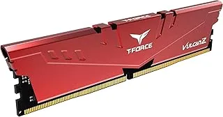 TeamGroup T-Force Vulcan Z 16GB 3600MHz (3600MT/s) CL18 Red DDR4 UDIMM Desktop Gaming Memory, Metal Heatsink, Supports XMP 2.0, Compatible with Intel/AMD CPU, High Performance, Low Latency RAM Module