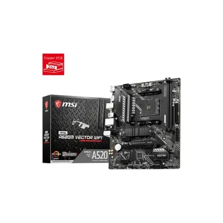 MSI MAG A520M VECTOR WIFI AM4 Micro-ATX Motherboard