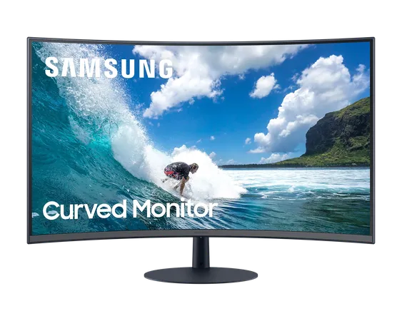 SAMSUNG 27 INCH LC27T550FDW FHD CURVED MONITOR