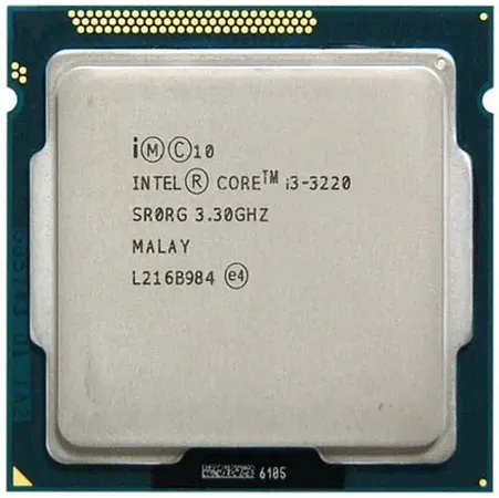 Intel I3-3220 3.3 GHz LGA 775 Socket 2 Cores 4 Threads 3 MB Smart Cache Desktop Processor